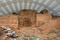 Israel, The ancient Canaanite gate, called Abraham's Gate, in the ruins of the Old Testament city of Dan in the Tel Dan Nature Reserve in Galilee in northern Israel. It dates to approximately 1700 B.C...