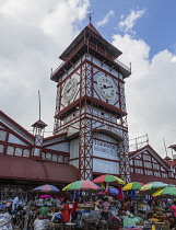 Guyana, Demerara-Mahaica Region, Georgetown, The Stabroek Market was officially chartered in 1842, but a market had existed in that location much earlier.  The market building, with its distinctive cl...