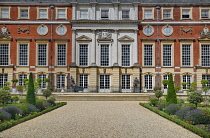 England, Richmond upon Thames. Hampton Court Palace seen from the Privy Garden.