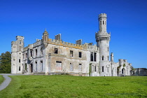 Republic of Ireland, County Carlow, Duckett's Grove, ruin of the 19th century home of the Duckett family.