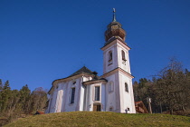 Germany, Bavaria, Maria Gern village near Berchtesgaden,  Pilgrimage Church of Maria Gern.