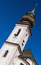 Germany, Bavaria, Maria Gern village near Berchtesgaden,  Pilgrimage Church of Maria Gern.