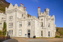 Ireland, County Galway, Connemara, Kylemore Abbey after extensive renovation in 2019.