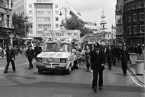 England, London, 1979 Gay Pride march celebrating the tenth anniversary of Stonewall, a march noted for the rather excessive  Police escort.