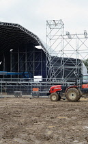 Entertainment, Festivals, Music, Wickham Festival, ground in front of stage badly damaged due to traffic and revelers.