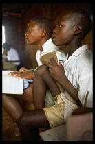 Tanzania, General, Schoolchildren in classroom.