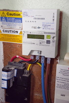 Industry, Power, Electricity, New Smart Meter fitted to domestic home supply.