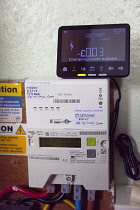 Industry, Power, Electricity, New Smart Meter fitted to domestic home supply.