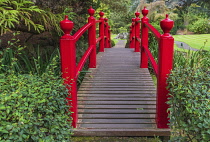 Ireland, County Kildare, Kildare town, Irish National Stud and Gardens, The Japanese Gardens, The Bridge of Life.