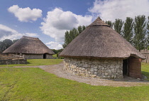 Ireland, County .Westmeath, Moate, Dun na Si Heritage Park, Reconstruction of a Ring Fort.