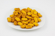 Food, Snacks, Crunchy baked wheat cheese flavoured bitesize shapes.