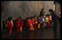 China, Cheng Du, Nursery Children.