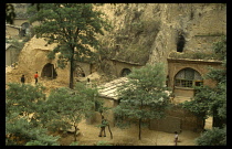 China, Yanan, Loess Cave Houses.