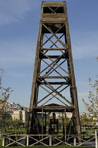 Azerbaijan, Remnants of the word's first industrially drilled well located on the outskirts of Baku.