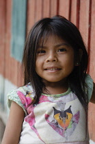 Colombia, Piraparana, San Miguel, Tukano girl.