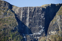 Norway, Waterfall close to Hemsedal.