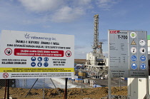 Turkey, Thrace western region, Exploration drilling rig