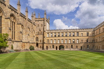 England, Oxfordshire, Oxford, New College, The Front Quadrangle.