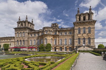 England, Oxfordshire, Woodstock, Blenheim Palace from The Water Terraces.