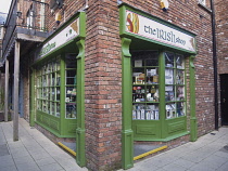 Ireland, North, Derry City, The Irish Shop in the Craft Village within the old city walls.