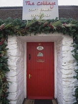 Ireland, North, Derry City, The Cottage Cafe and Gallery in the Craft Village within the old city walls.