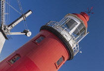 Holland, Rotterdam, The Maritime Museum, The Low Light of the Hook of Holland lighthouse that once stood at the Hook of Holland, but has since been dismantled and reassembled at the Rotterdam maritime...