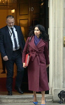 London, Downing Street, 7th February 2023. SUELLA BRAVERMAN MP Home Secretary of the United Kingdom, pictured in Downing Street, London.