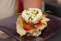 Food, Cooked, Caprese Salad, La Tavola Italian Eatery, Southwick, West Sussex, England.