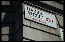 England, London, Street sign.