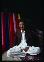 Afghanistan, General, Portrait of Kirghiz silk merchant.