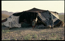 Afghanistan, Baluchistan, General, Afghan nomads and tent.