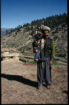 Afghanistan, Paktia Province, General, Jaji tribesman and son, The Jaji are one of the Pathan tribes that formed the power base of the Taliban and are Sunni Muslims, Also inhabit Western Pakistan.