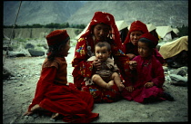 Afghanistan, General, Kirghiz children.