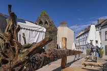 Ireland, County Waterford, Waterford city, The Viking Sword, the 23-metre long Viking Sword was carved by a local man John Hayes and is said to be the longest wood sculpture in the world.
