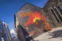 Ireland, County Waterford, Waterford city, King of the Vikings cultural centre which is the world's first virtual reality experience set in an authentic Viking house in medieval Waterford.