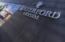 Ireland, County Waterford, Waterford city, House of Waterford Crystal facade.