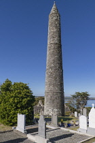 Ireland, County Waterford, Ardmore, St Declan's Monastic site, Ardmore Round Tower.