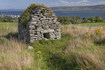 Ireland, County Donegal, Inishowen Peninsula, Moville monastic site, The Skull House which may have been an oratory or an ancient tomb for local saints as human remains were found in it.