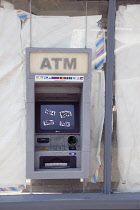 England, East Sussex, Brighton, Western Road disused cash point machine.