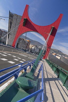 Spain, Basque Country, Bilbao, Guggenheim Museum area, Puente de la Salve.