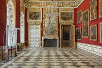 Germany, Bavaria,  Munich, Schleissheim Palace, The Neues Schloss or New Castle, The Large Gallery, Picture gallery created by Elector Max Emanuel and modellled on the Grande Galerie in the Louvre.