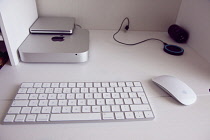 Business, Office, Computers, Apple Mac Mini with bluetooth keyboard and mouse.