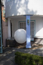 Wales, Gwynedd, Portmeirion, Italianate resort village designed and constructed by Sir Clough Williiams-Ellis between 1925 and 1975 and used as the film set for The Prisoner.