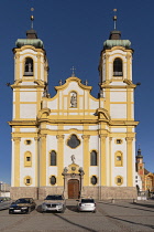 Austria, Tyrol, Innsbruck, Wilten Basilica dating from the 1750's.