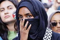 England, London, Pro Palestine protesters march, 15 October 2023.