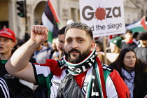 England, London, Pro Palestine protesters march, 15 October 2023.