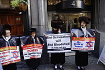 England, London, Judaism Condemns banners at PRo Palestine march, 15 October 2023.
