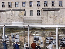 Germany, Berlin, Niederkirchnerstrasse, Topography of Terror, Modern center on the site of the former Gestapo headquarters, documenting the horrors of Nazism.