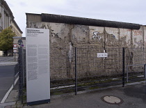 Germany, Berlin, Niederkirchnerstrasse, Topography of Terror, Modern center on the site of the former Gestapo headquarters, documenting the horrors of Nazism.