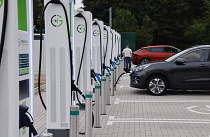Transport, Road, Car, Electric vehicle charging point.